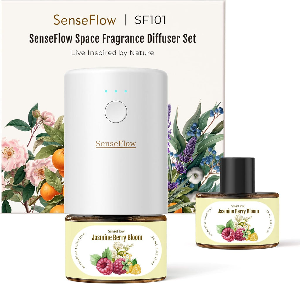 SF101 Pro Plug In Air Freshener, Waterless Essential Oil Diffuser, Non-Toxic