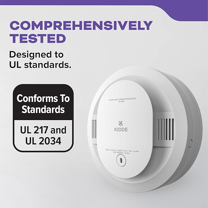 Kidde Smoke and Carbon Monoxide Detector, AA Battery Powered (3 Pack)