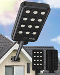 Gefolly G-13000W Solar Street Light Outdoor, Wide Angle Commercial Parking Lot