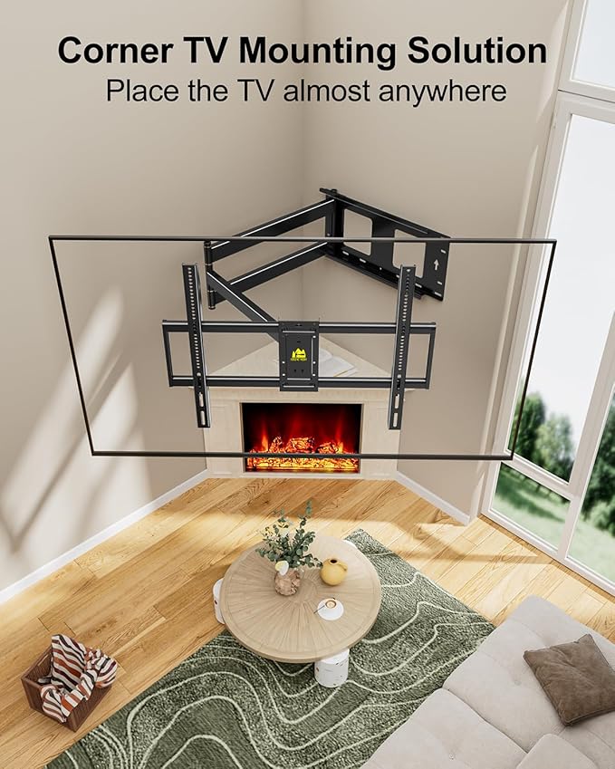 FORGING MOUNT Long Arm Full Motion TV Wall Mount
