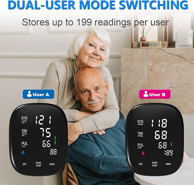 Blood Pressure Monitor, Automatic Upper Arm Blood Pressure Monitors
