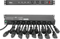 Tecmojo 1U Rack Mount 19 Outlet PDU Power Distribution Unit Power Strip Circuit