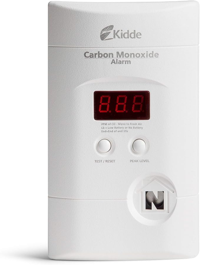 Kidde Carbon Monoxide Detector, Plug In Wall