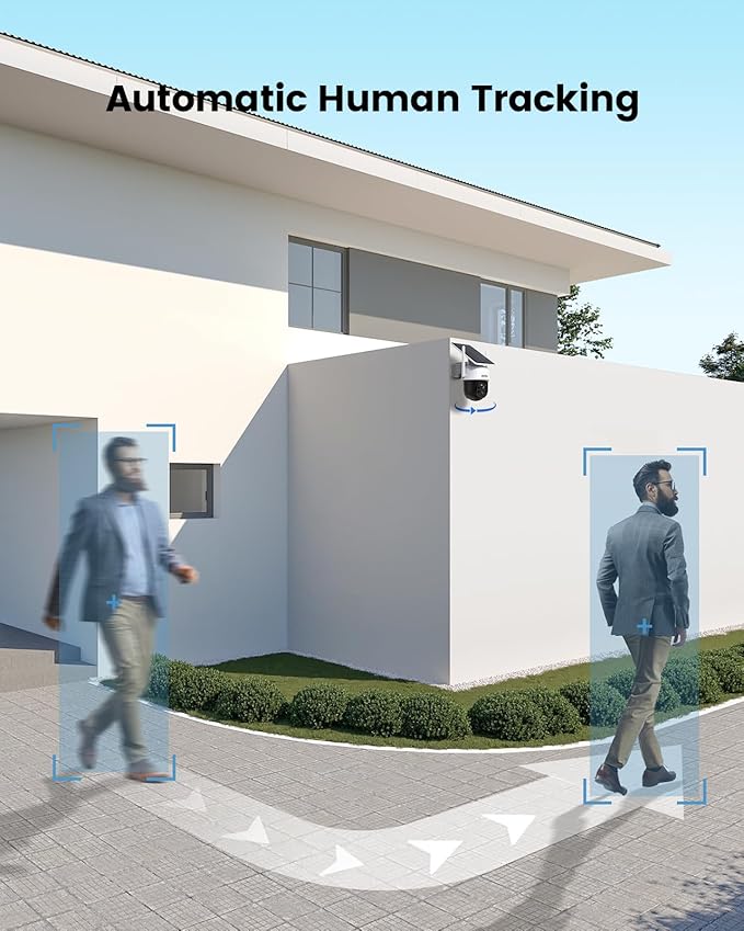 AOSU Solar Camera Security Outdoor
