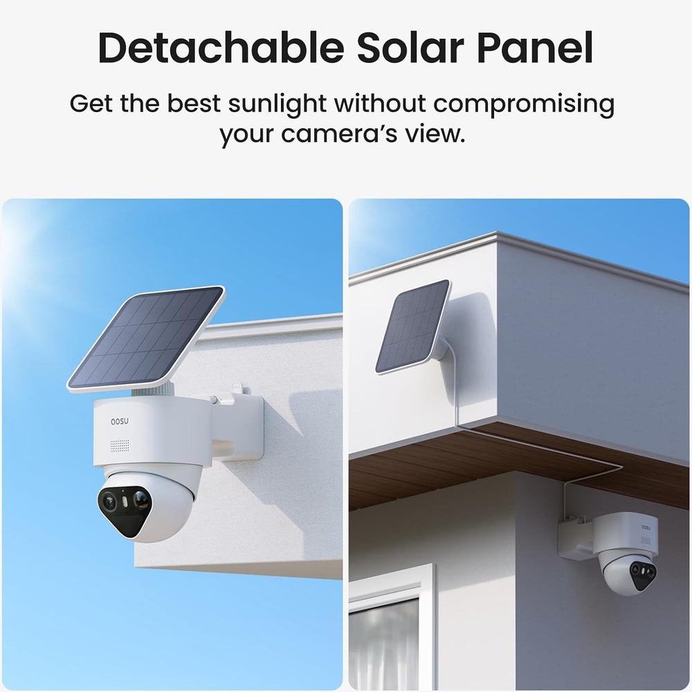 aosu T2 Ultra 4K Security Camera Wireless Outdoor, 360° AI Triple Detection