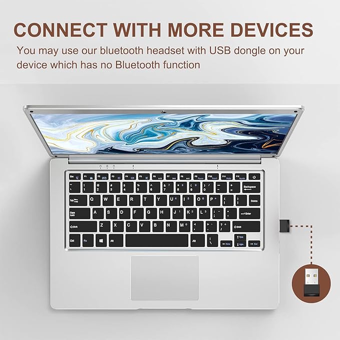 COMEXION Trucker Bluetooth Headset V5.0, Wireless Headset