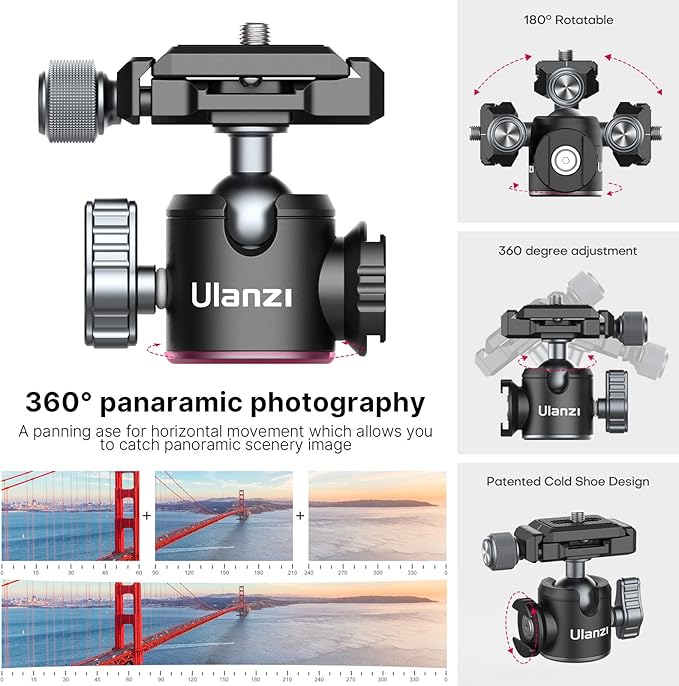 Portable Desktop Mini Tripod PICTRON MT-24 Compact Camera Tripod Aluminum Alloy