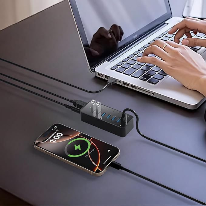 USB 3.0 Hub, 7Ports USB Hub