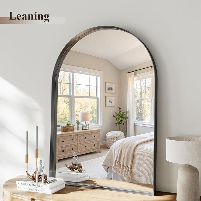 Arch Bathroom Mirror, Tempered Glass Decor Mirror