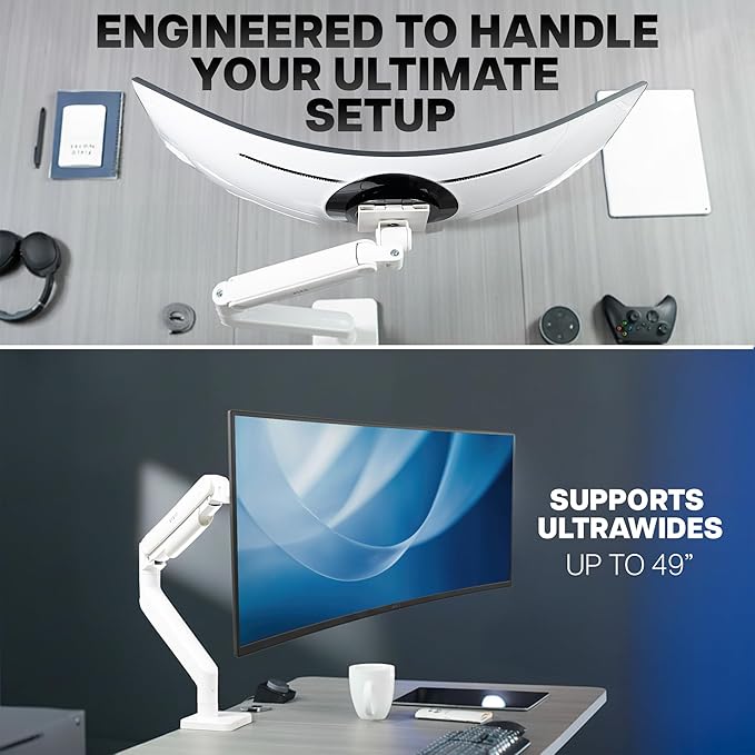 VIVO Heavy Duty Aluminum Ultrawide Monitor Tension Arm