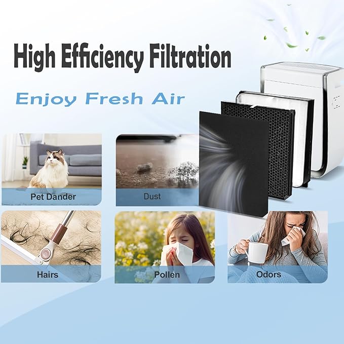 10-Pack Filters Replacement Set Compatible