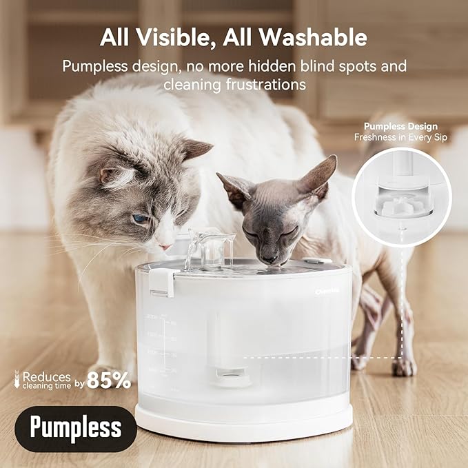 Cheerble Pumpless Pet Fountain Elfin E1+