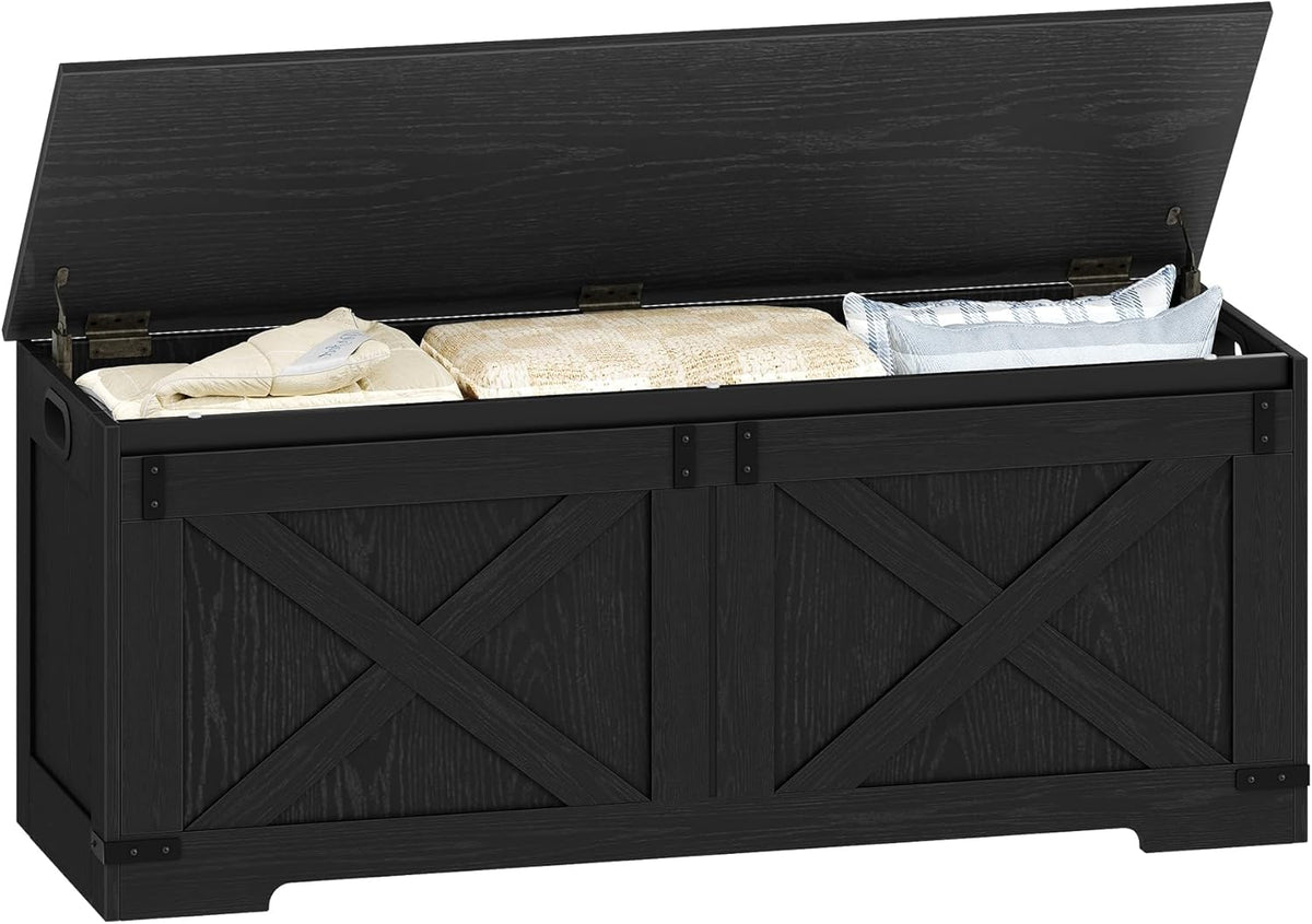 Hzuaneri 47" Storage Bench, Lift Top,225L/59Gal Storage Chest
