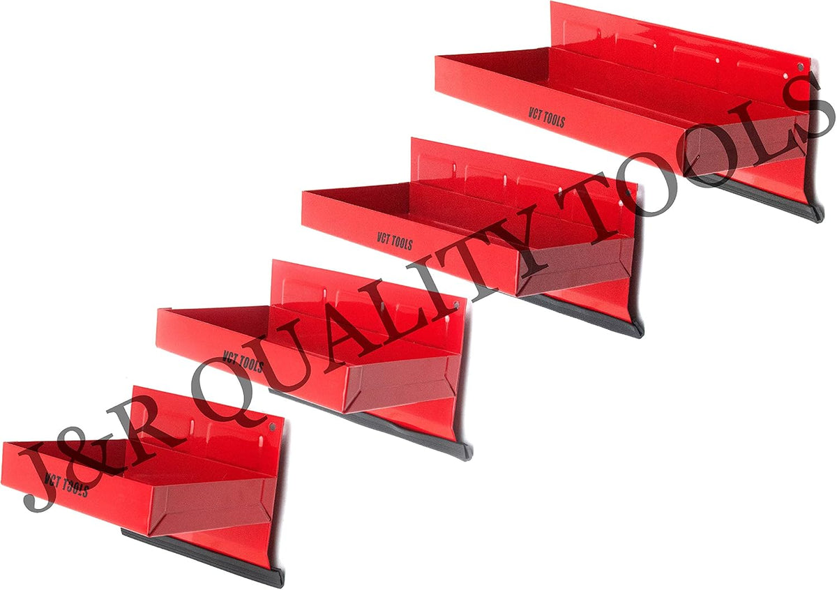 vct 4pc magnetic toolbox tray set tool box shown in use