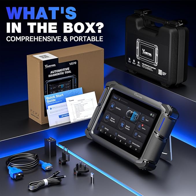 VDIAGTOOL Bidirectional Scan Tool VD70, OBD2 Scanner Diagnostic Tool