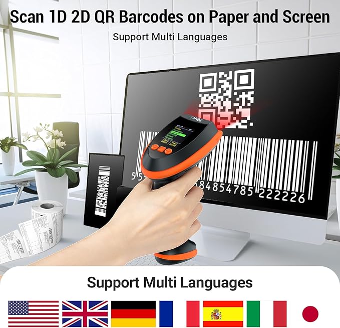 Tera Barcode Scanner Wireless 2D