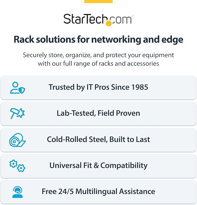 StarTech.com 6U Wall Mount Network Rack