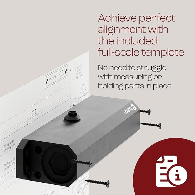 PrimeWare DC-600 Automatic Adjustable Door Closers