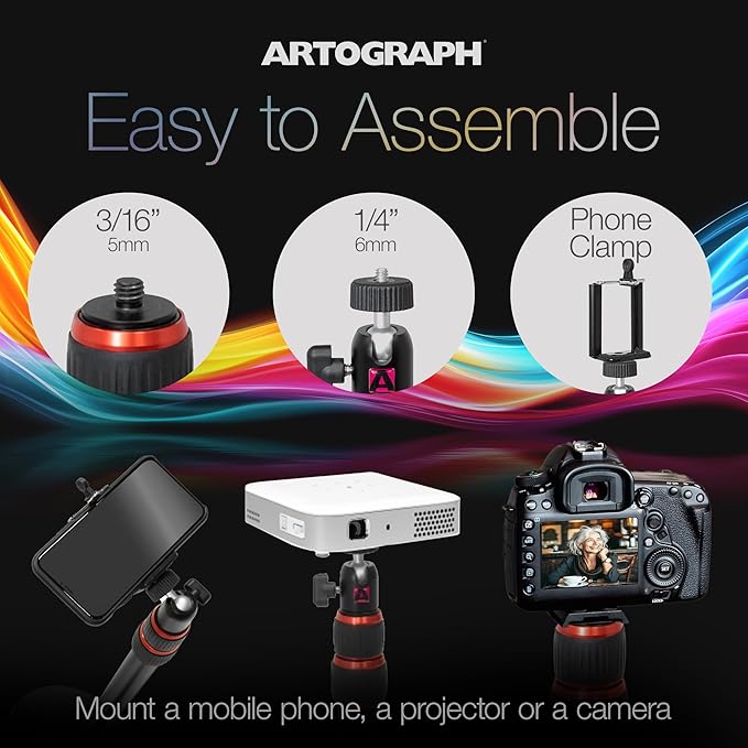 Artograph Height Adjustable Projector Stand, Art Monopod