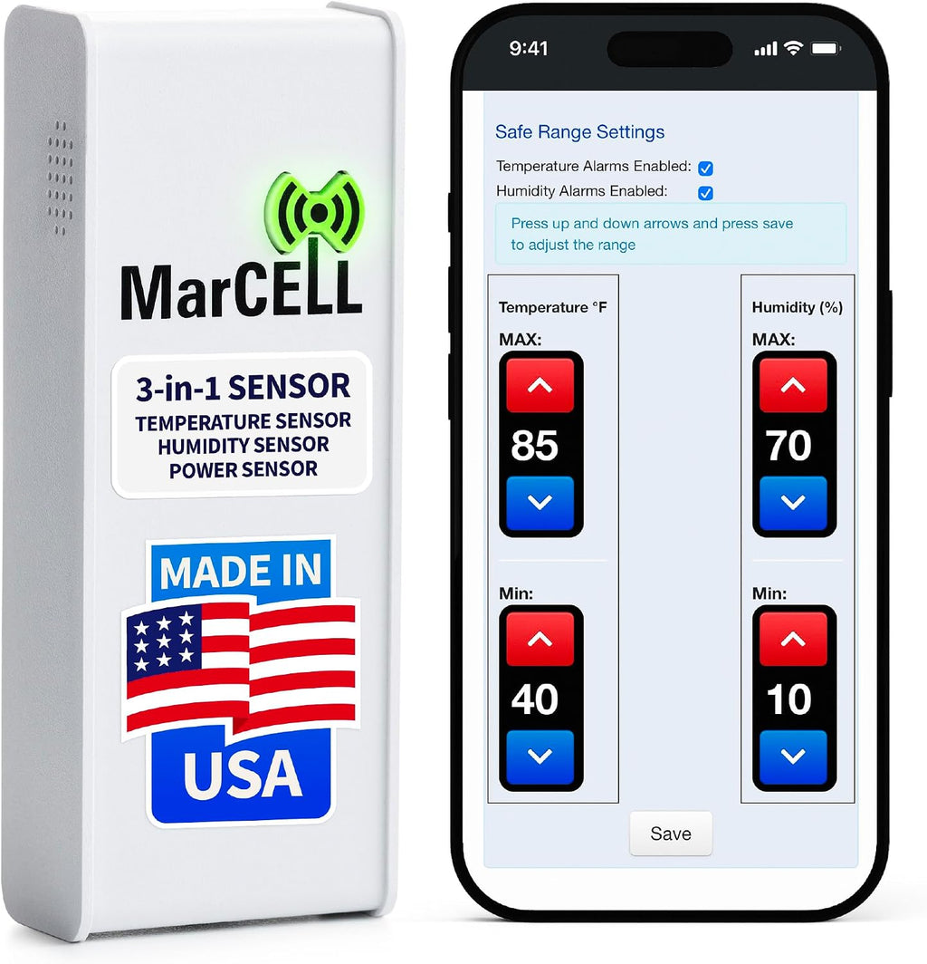 MarCELL Cellular Temperature, Humidity & Power Monitor