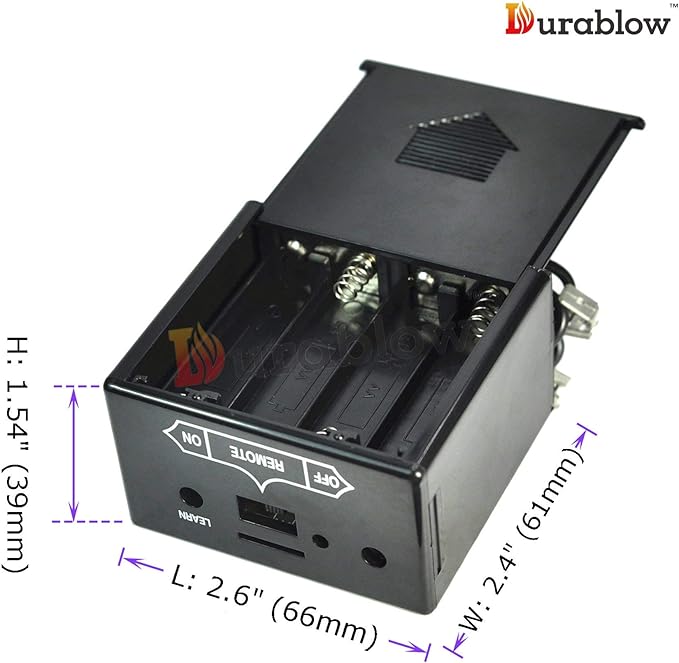 Durablow TR1003 On/Off Gas Fire Fireplace Remote Control Kit + Thermostat +
