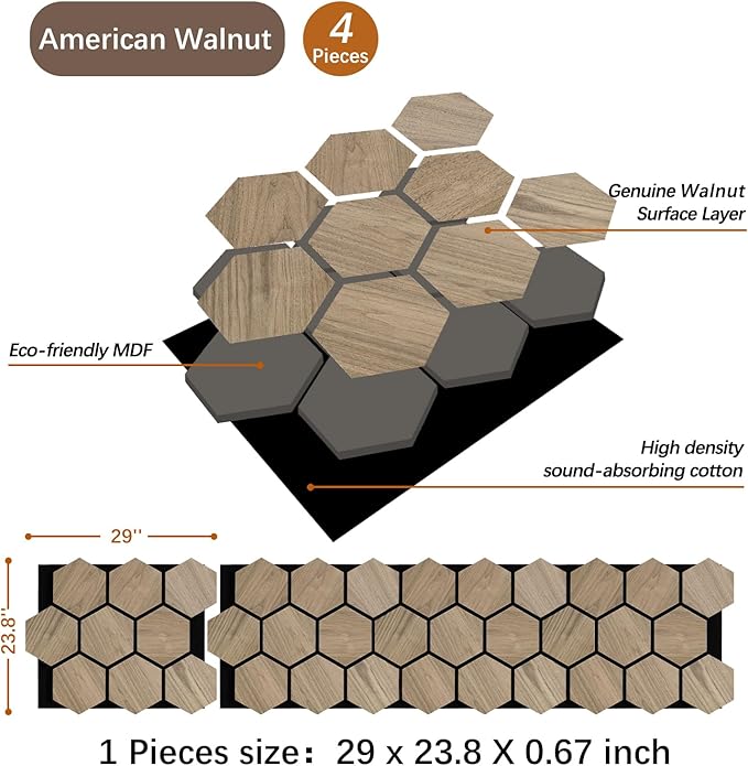 ARMURO Wall Paneling for Interior Wall (4 PCS)