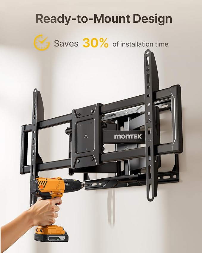 monTEK Heavy Duty TV Wall Mount