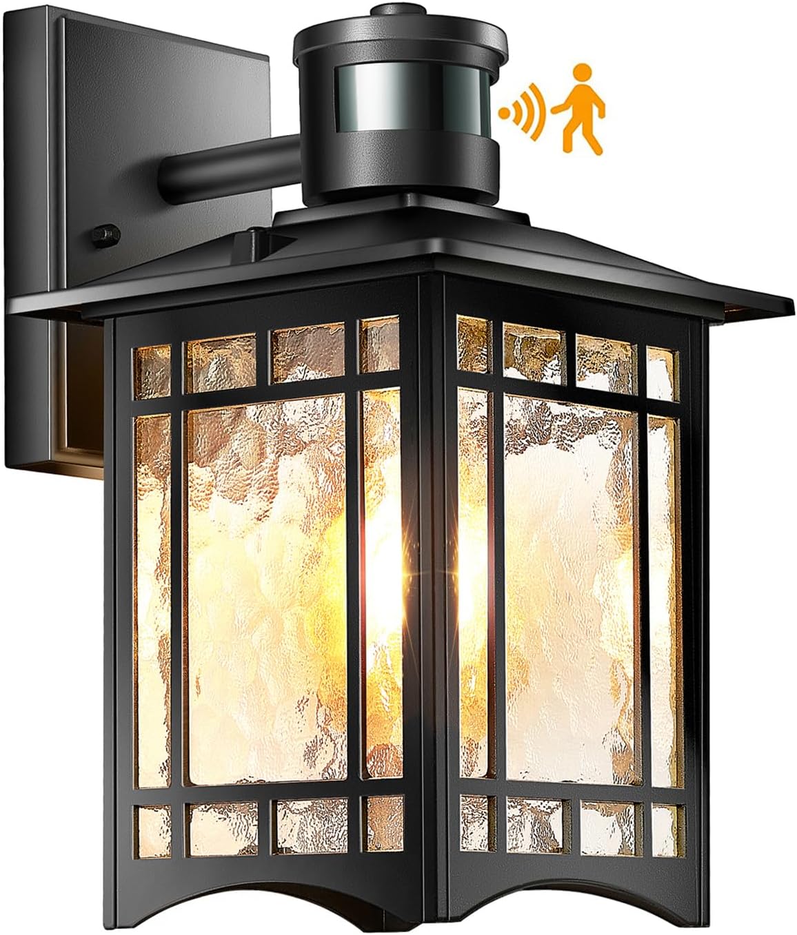 Motion Sensor Outdoor Lights, Dusk to Dawn Light Fixture, Front Porch Light