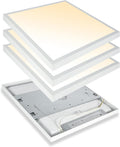 Mcacggo 2x2 FT LED Flat Panel Light Surface Mount Dimmable & 3000K/4000K/5000K (4-Pack)
