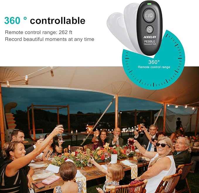 AODELAN Camera Remote Control | Wireless Shutter Release |