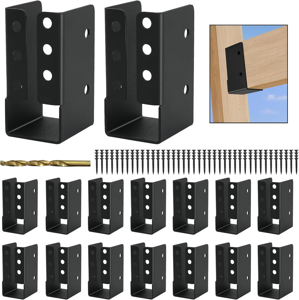 16-Pack 2x4 Joist Hangers Concealed Flange Deck Framing Bracket