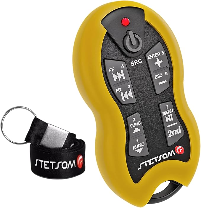 Stetsom SX2 - Universal Remote Control, Long Range, 16 Functions, Learning Mode