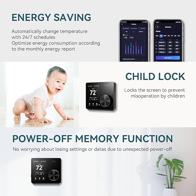 ST300 WiFi Thermostat, Compatible