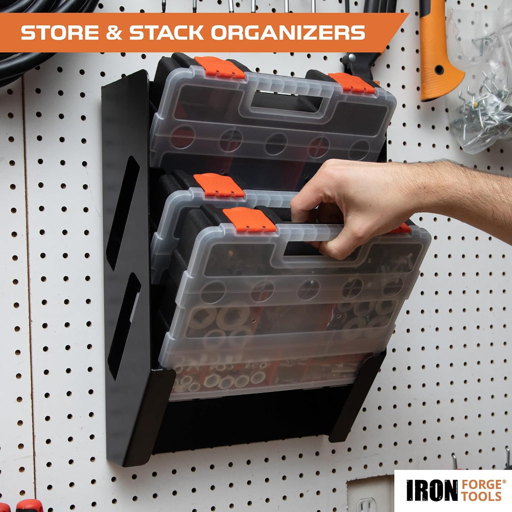 iron forge tools small parts tool organizer for on a desk or shelf