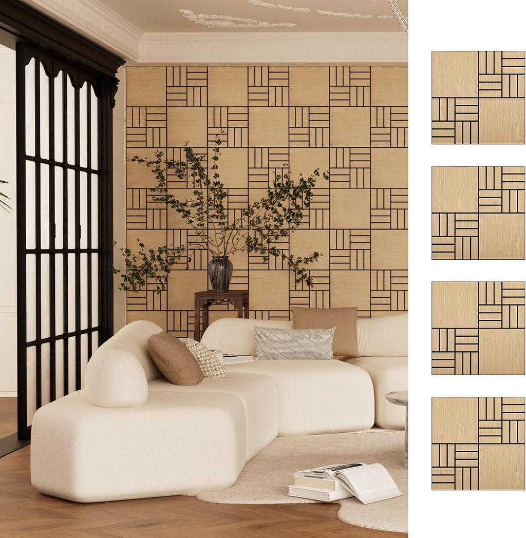ARMURO 4 Packs Acoustic Wall Panels