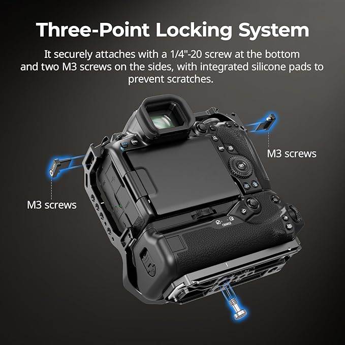 SmallRig R5 Mark II with Battery Grip BG-R20 Camera Cage