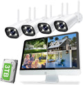 Cromorc Wireless Security Camera System (4PCS)