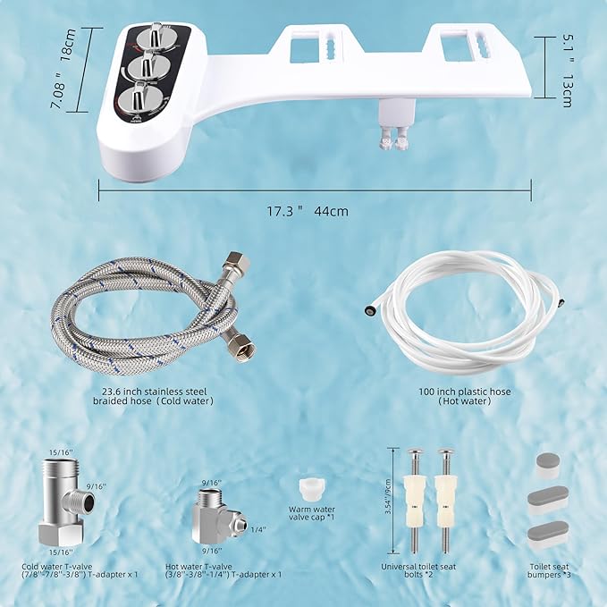 Hibbent Bidet Attachment for Toilet