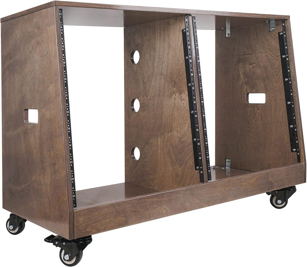 Sound Town DIY 2 x 12U Slanted Studio Rack