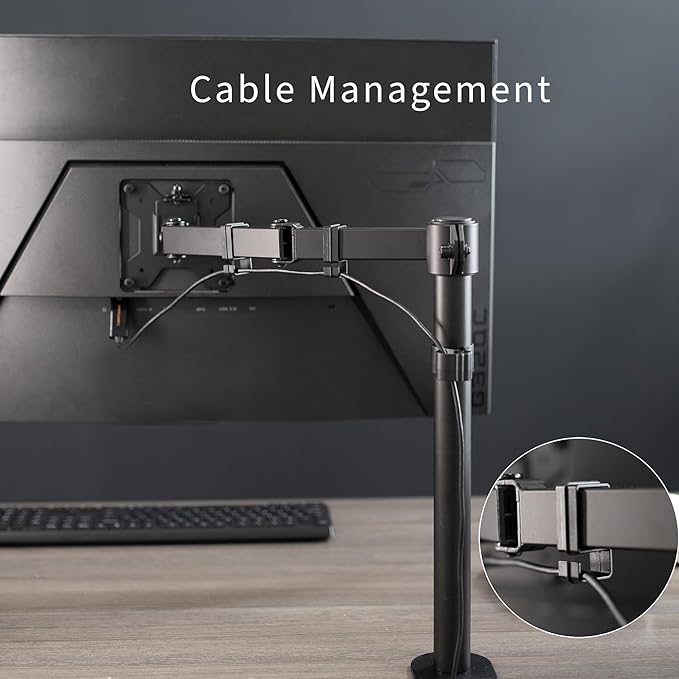 VIVO Single 13 to 38 inch Ultrawide Monitor Arm Desk Mount, Regular Screens up
