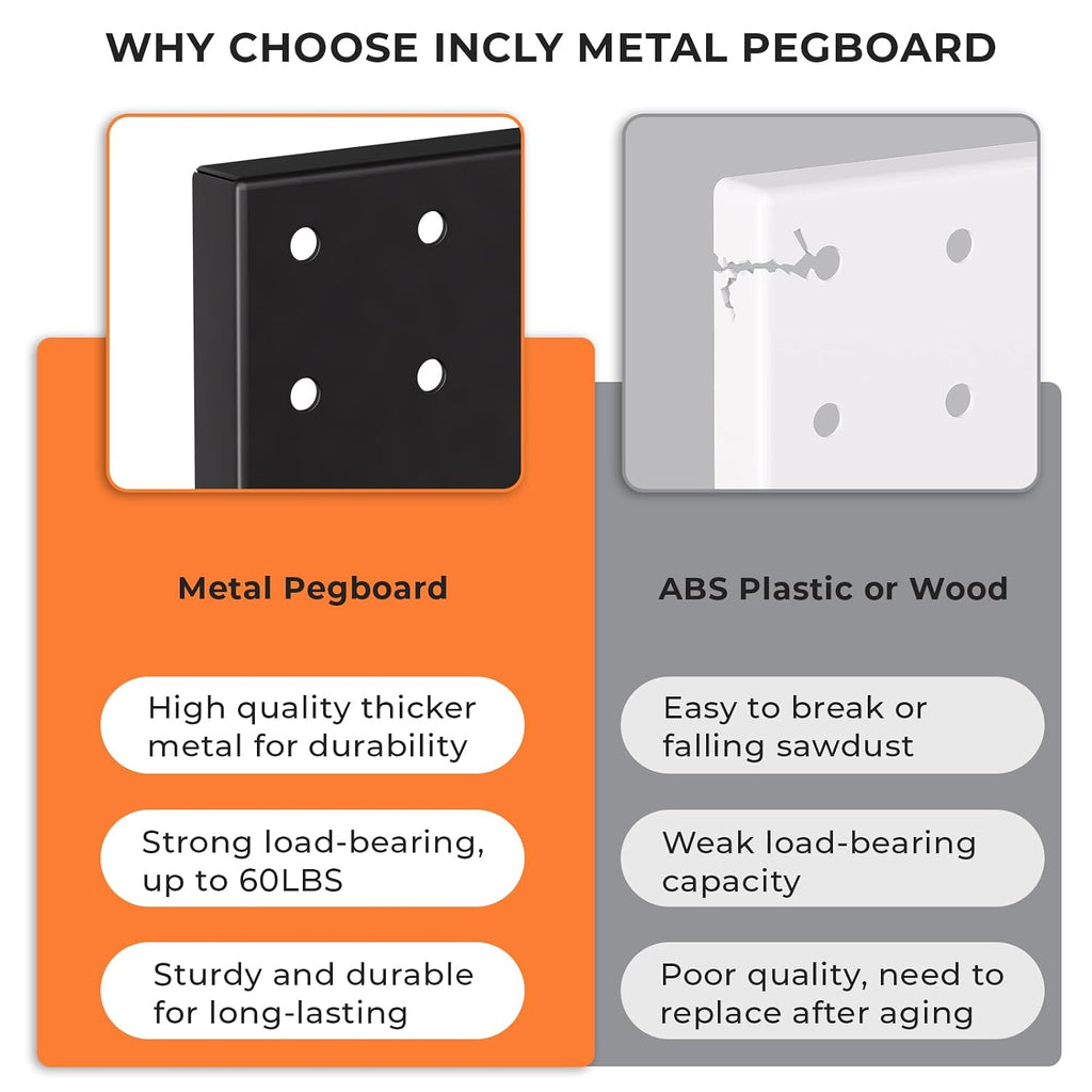 incly 4 pack 12"x24" upgrade thicker heavy duty, close-up detail