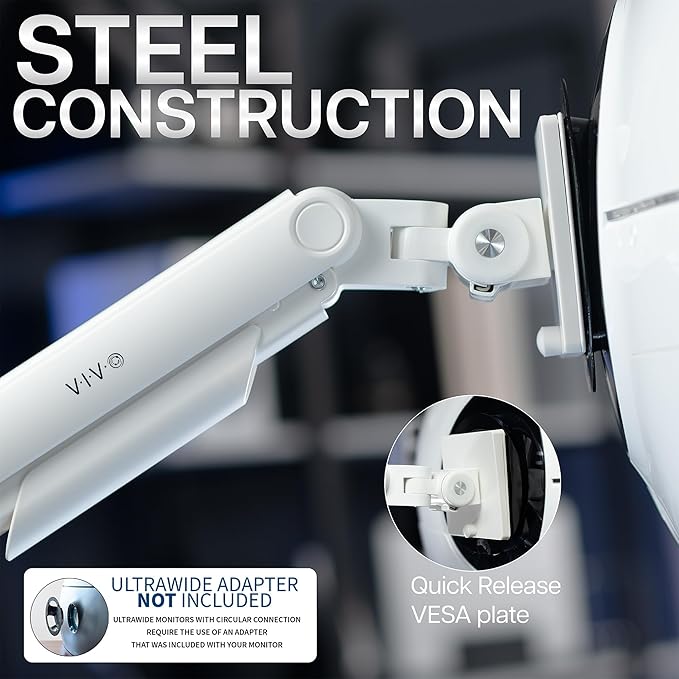VIVO Heavy Duty Aluminum Ultrawide Monitor Tension Arm