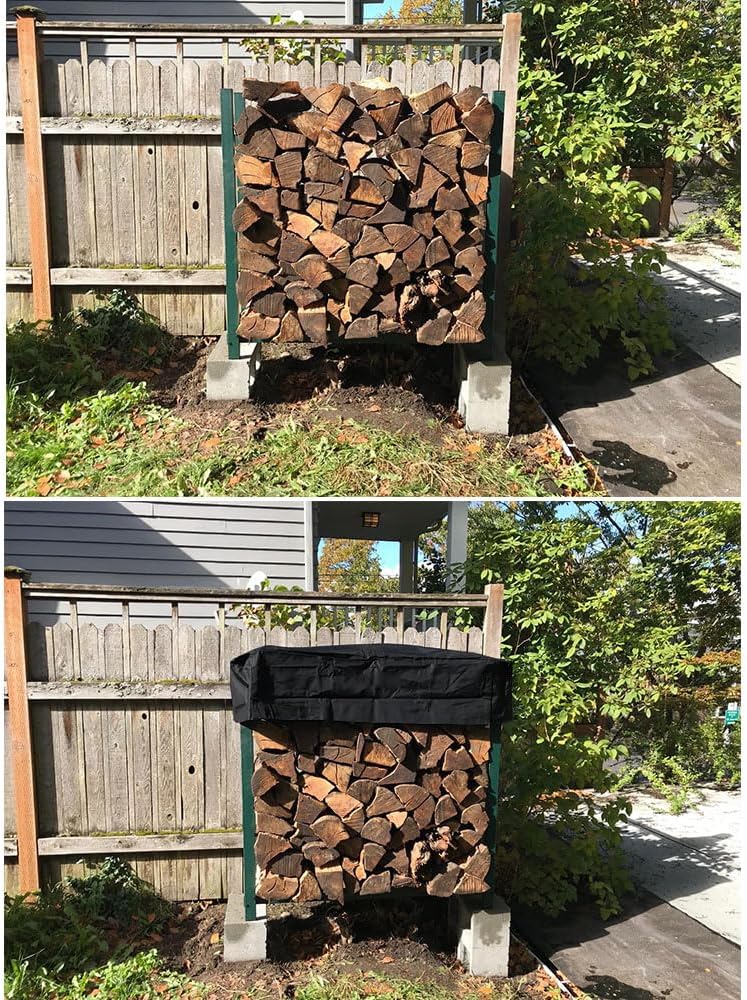 firewood rack top cover waterproof replacement for 5 on a desk or shelf