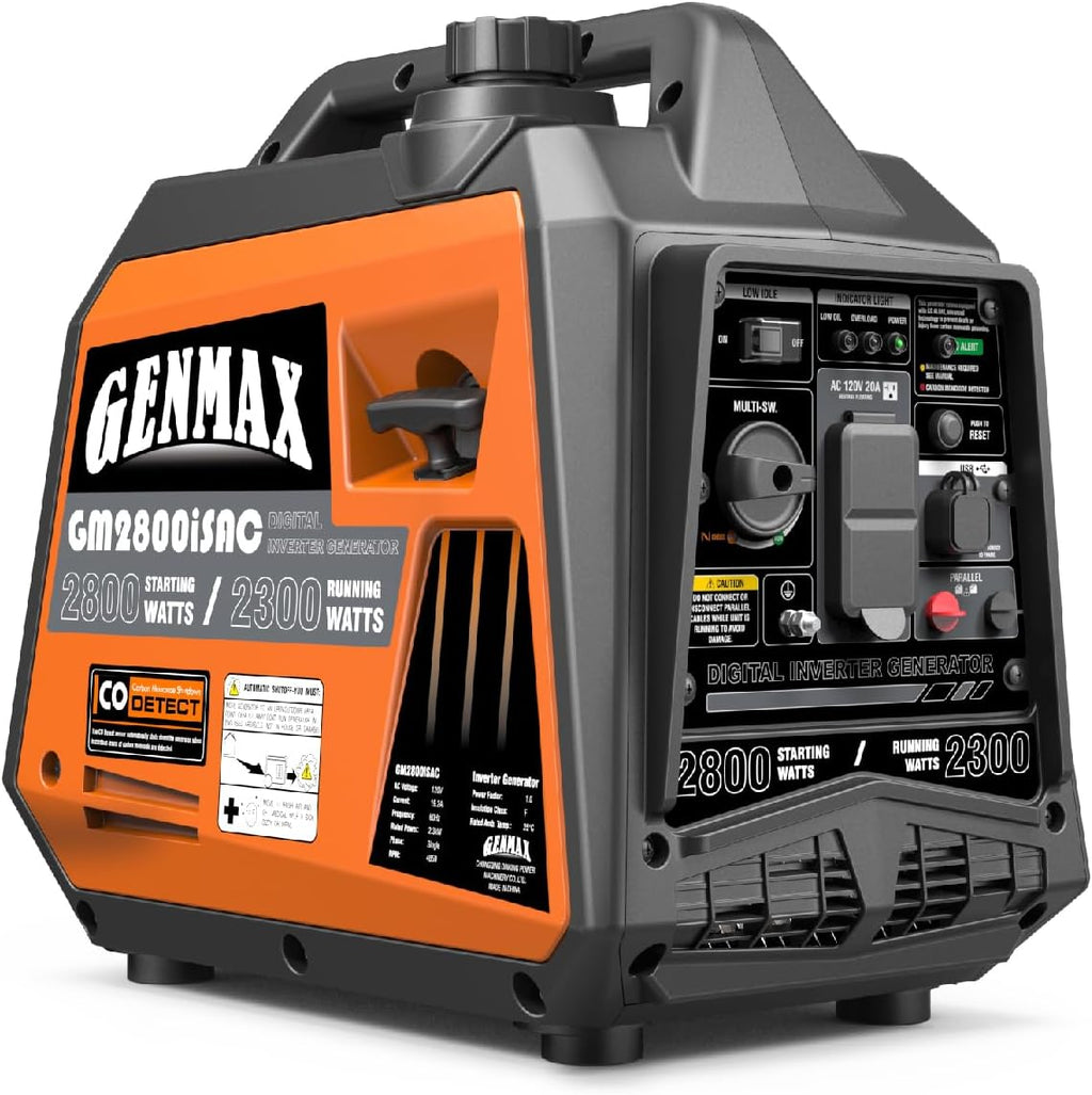 GENMAX Generator，EPA Compliant, Eco-Mode Feature, Ultra Lightweight