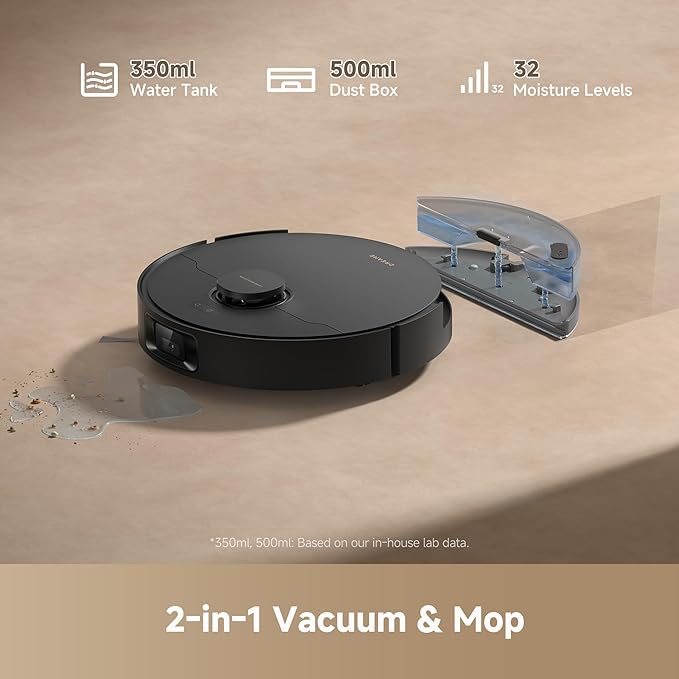 DREAME D20 Pro Plus Robot Vacuum, 000Pa Suction, DuoBrush