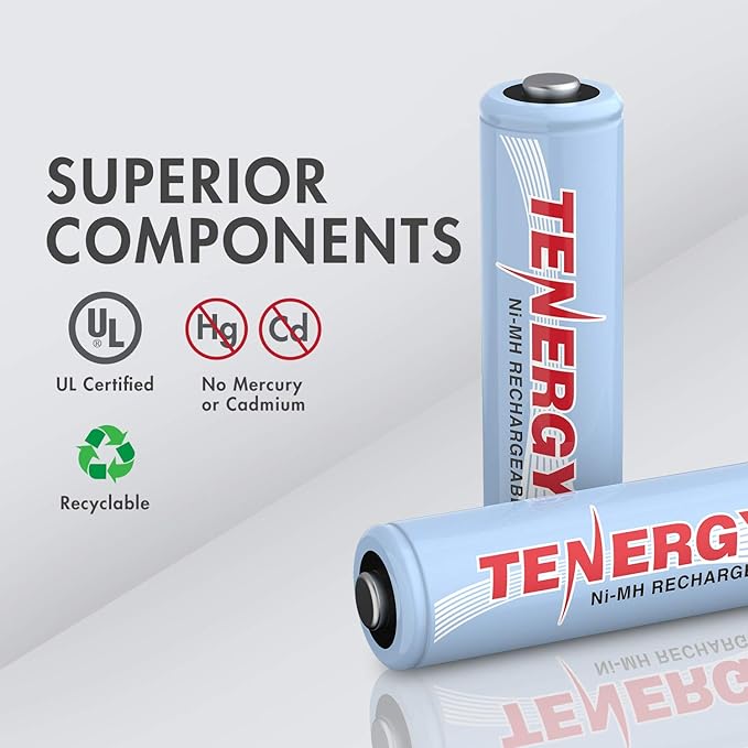 Tenergy AA/AAA Rechargeable Battery and Charger Combo TN162
