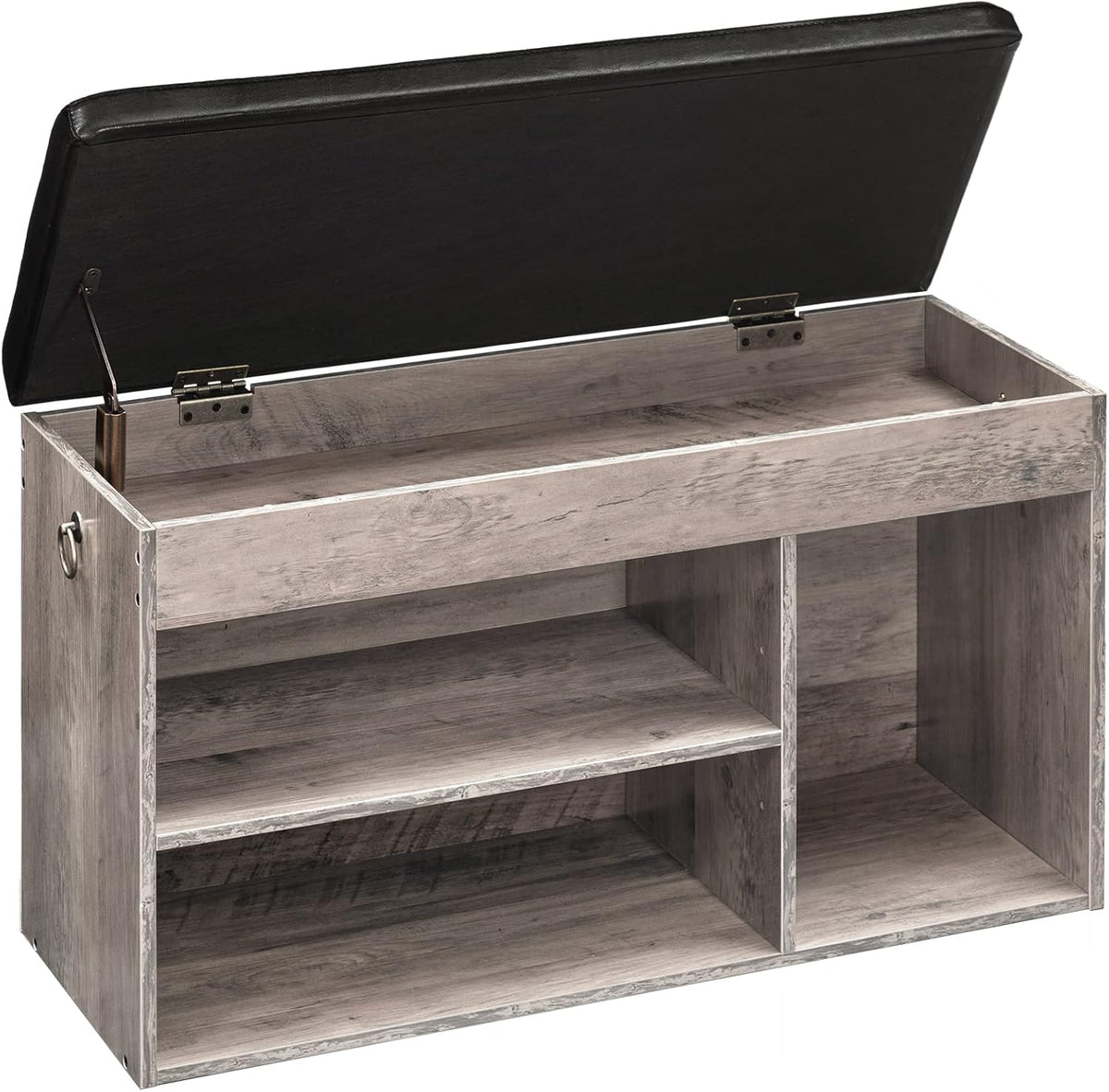 HOOBRO Shoe Storage Bench with Cushion, 32.3" Entryway Bench