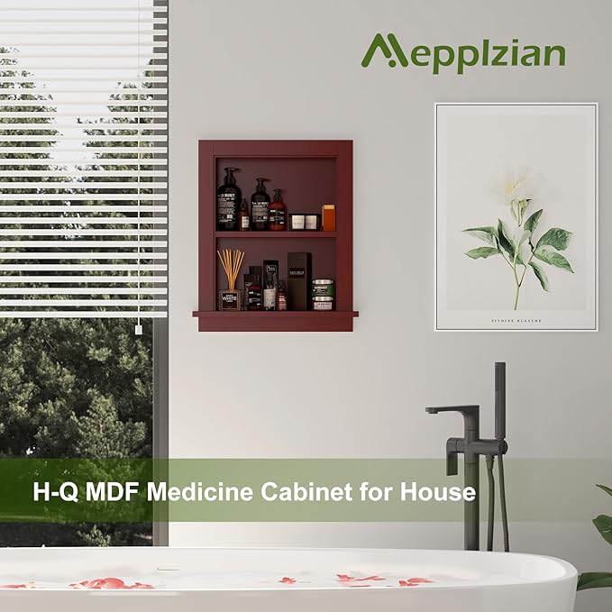 Recessed Medicine Cabinet Inset, Bathroom Wall Niche Insert