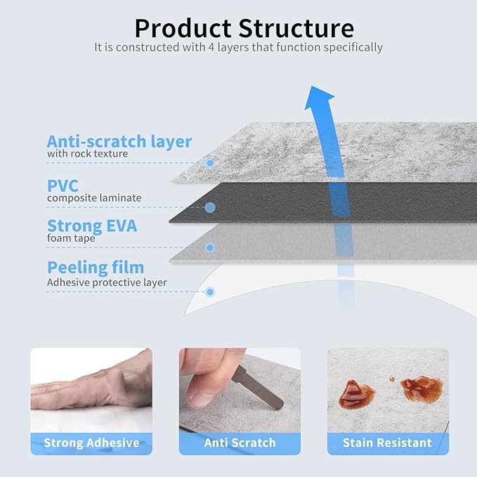 Art3d 102-Piece Backsplash Tile Peel and Stick
