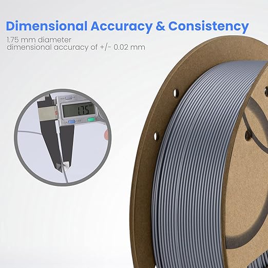 ELEGOO PLA Filament Bundle 10KG, 1.75mm 3D Printer Filament Dimensional